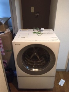 目黒区にて洗濯機の取り付け依頼を頂きました。