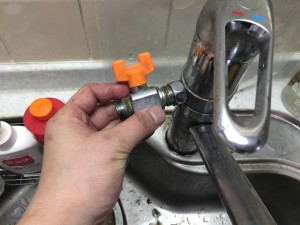 分岐水栓の取り付け方